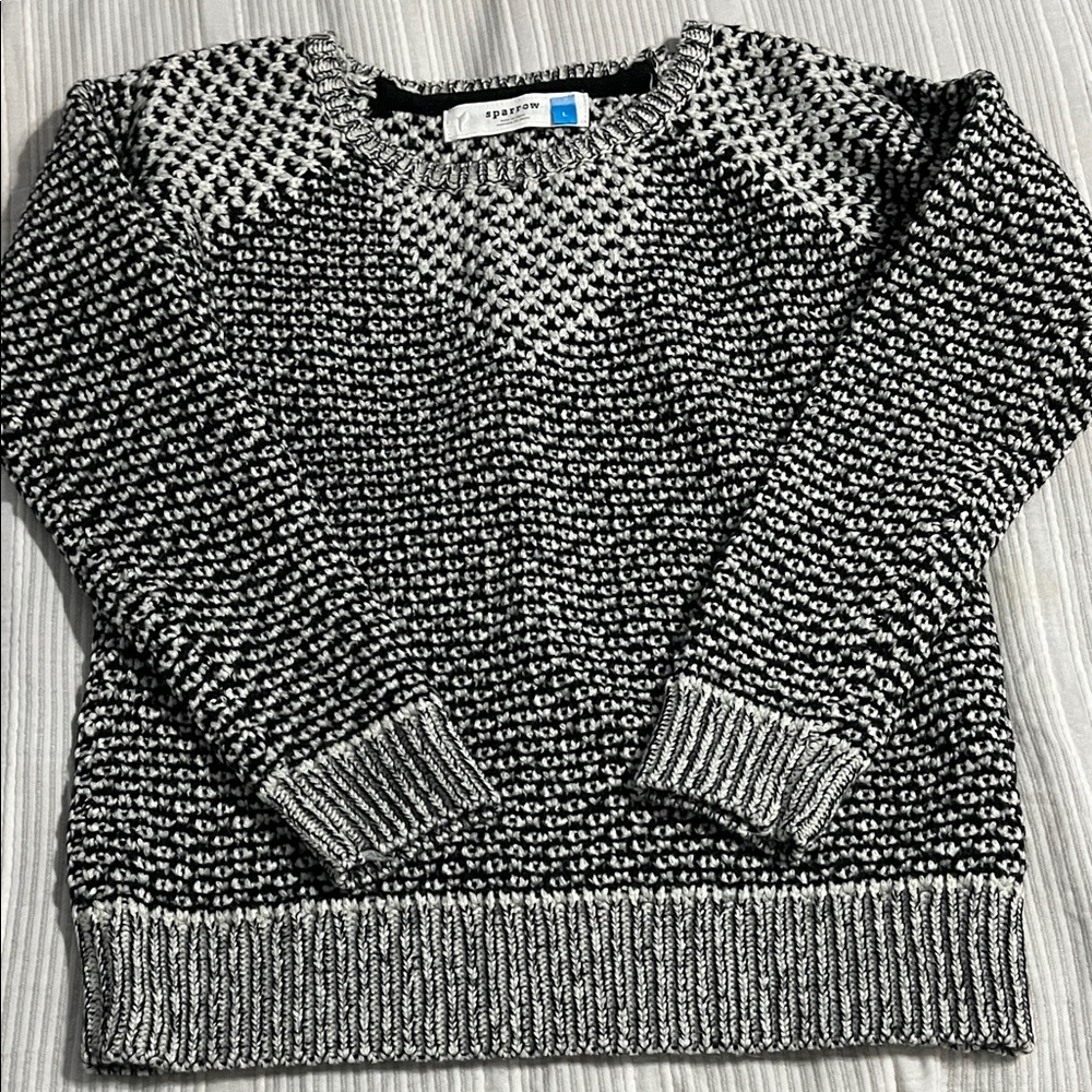 Sparrow Monochrome Knit Sweater